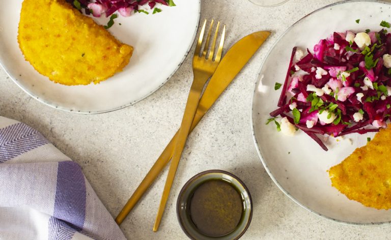 Recept Bietensalade Met Spinazie Schnitzel Sofine BE