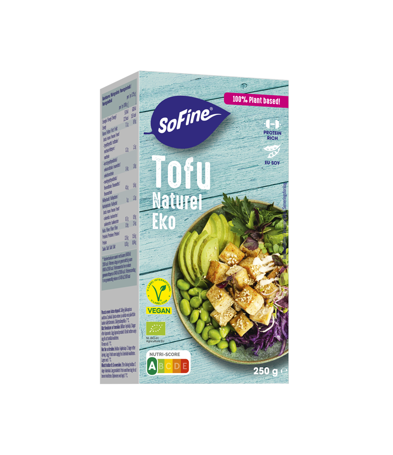 SoFine Luomu Tofu Maustamaton 250g